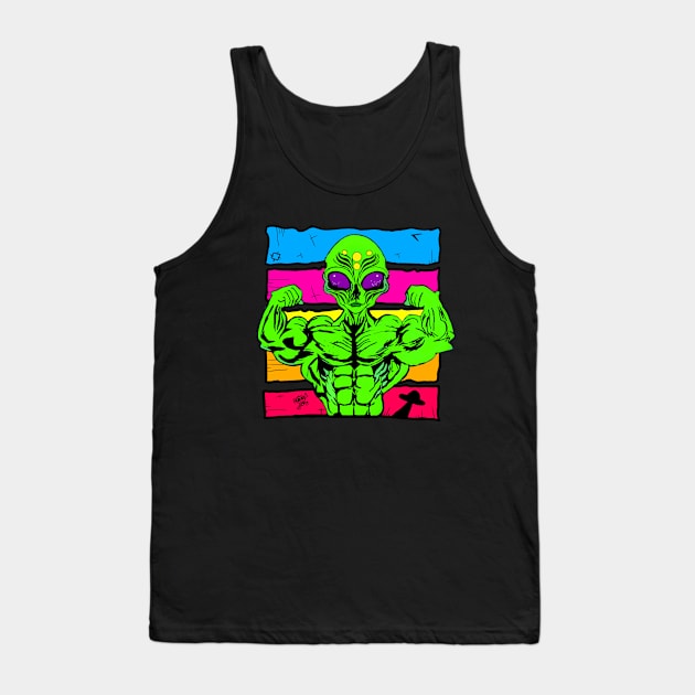 My cat never likes aliens, Aliens Don't Believe in You, Either, Tank Top by Store -smitch